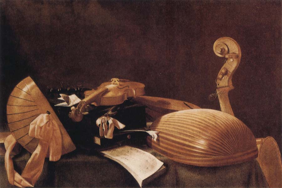 Still Life with Musical Instruments